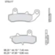 Bremsklotz Sinter hinten SP Brembo Alternative: 7376900 passend