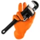 Einmalhandschuhe Grippaz NBR orange Größe M, 50 Stück_2