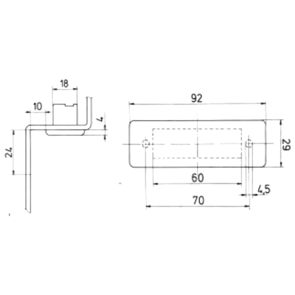 Kennzeichenleuchte Anhänger links K570_0