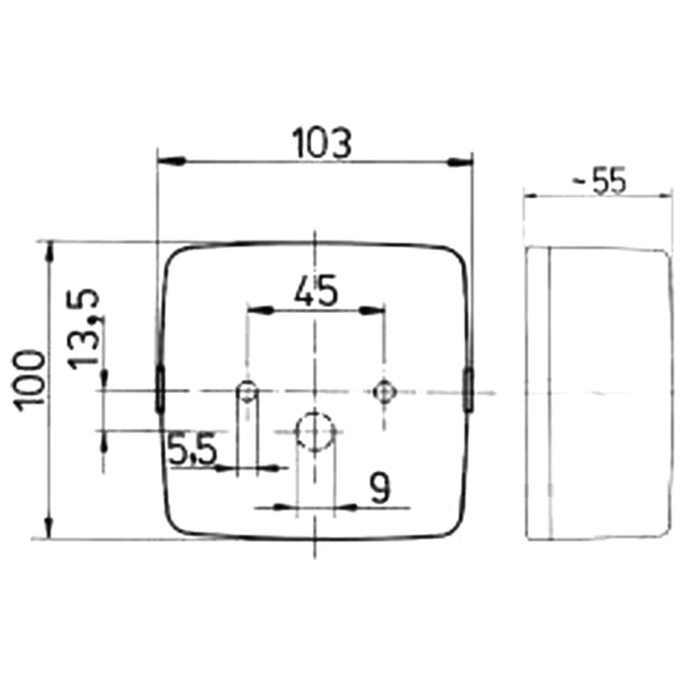 Dreikammer Rückleuchte BBS(K)205 für Jokon_0