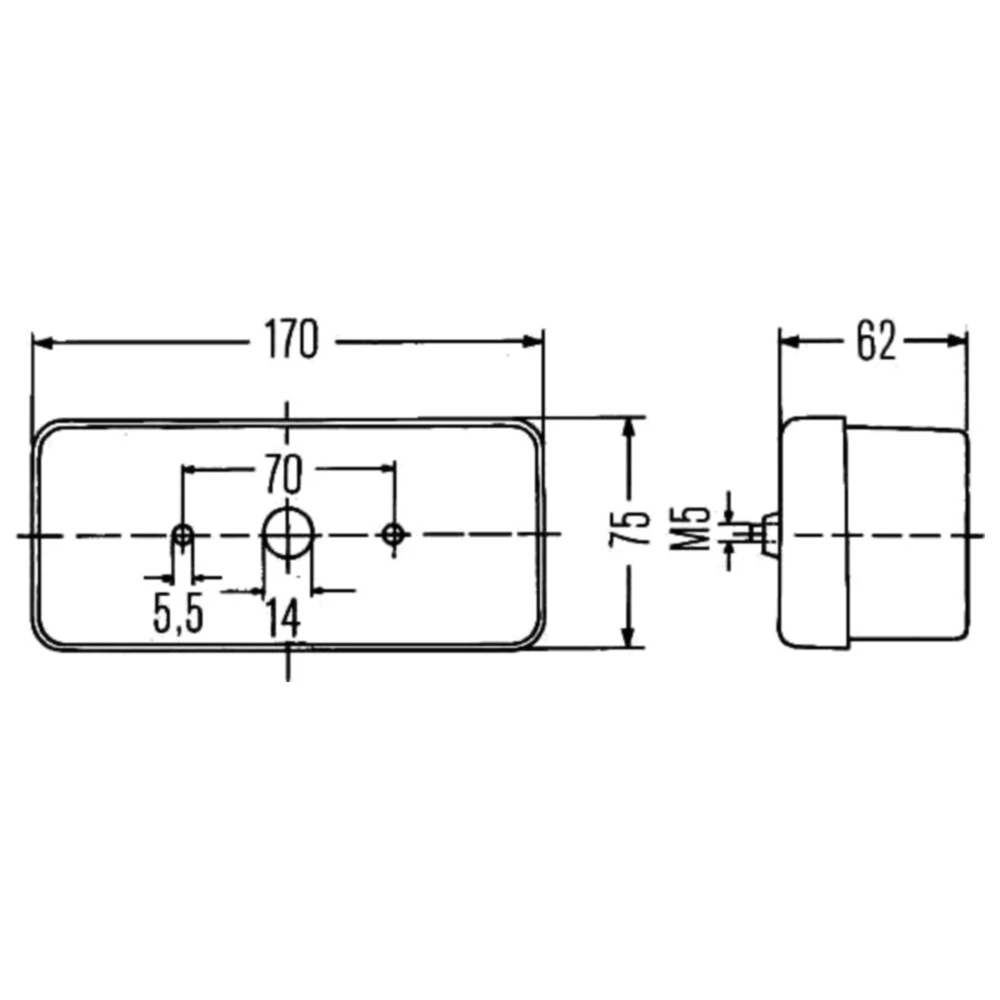 Heckleuchte für Motorräder links_0