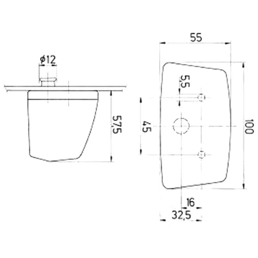 Kennzeichenleuchte K 415 für Anhänger_1