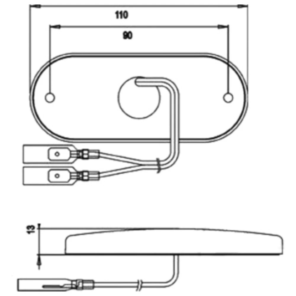Seitenmarkierungsleuchte LED für Anhänger_0