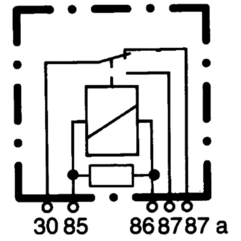 Multifunktionsrelais 12V 5-polig für Motorräder_0