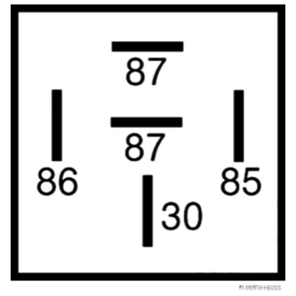 Arbeitsstromrelais ID 12V 30A 5 - polig Alternative: 7060099 pa