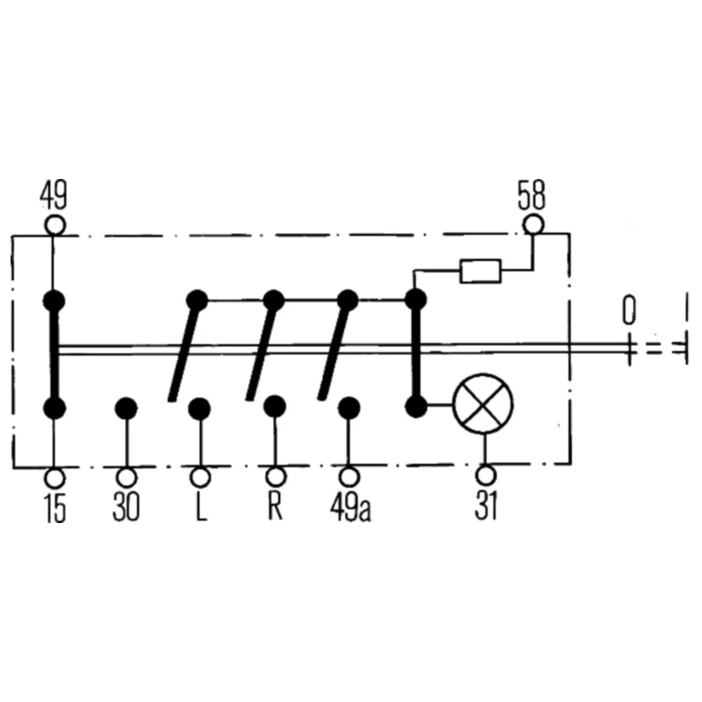Hella Warnblinkanlagenschalter für Motorräder_1