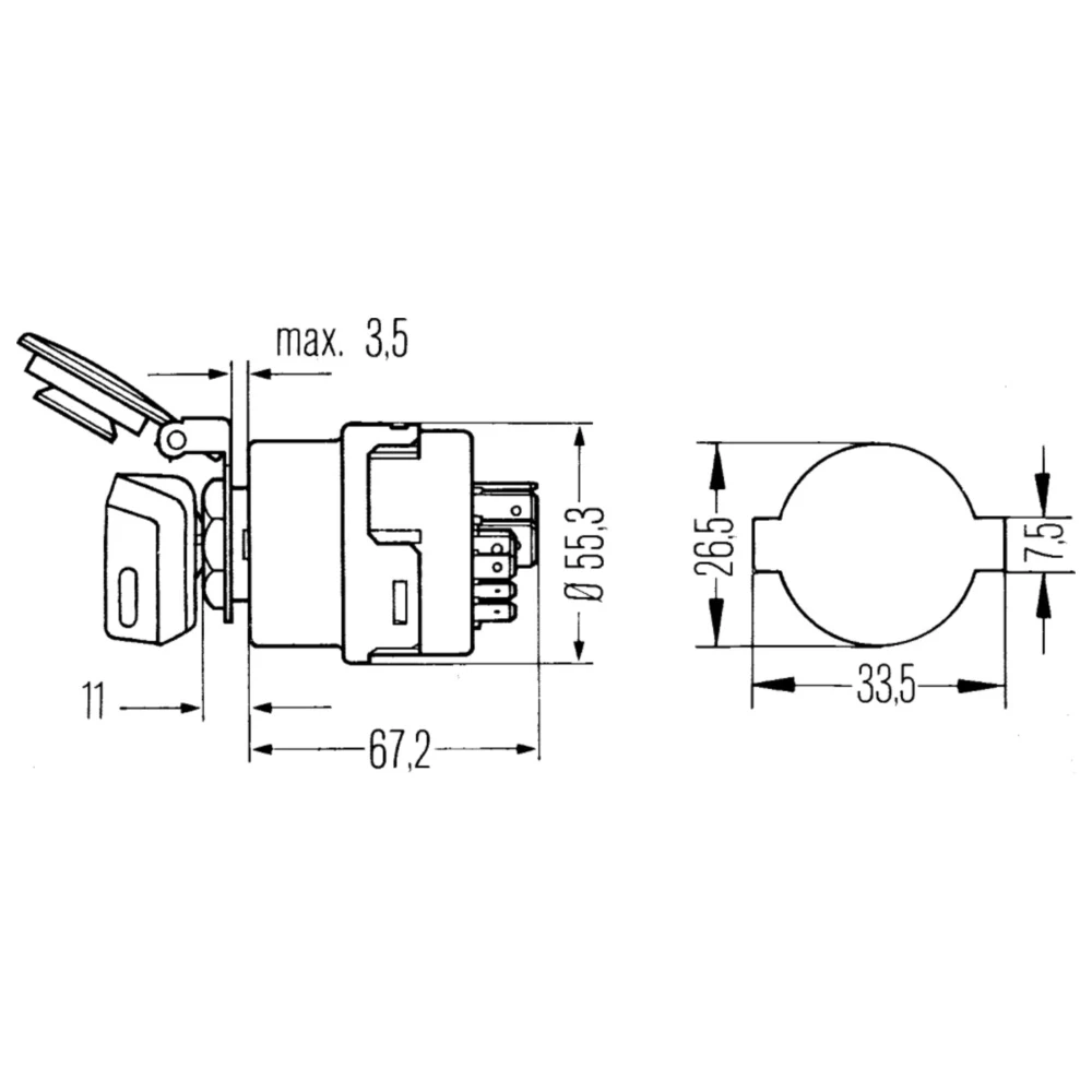 Zündschalter für Wegfahrsperre 1450806_0