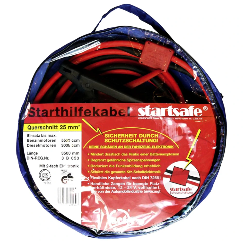 Starthilfekabel 35 mm mit Schutzschaltung für Motorräder_0