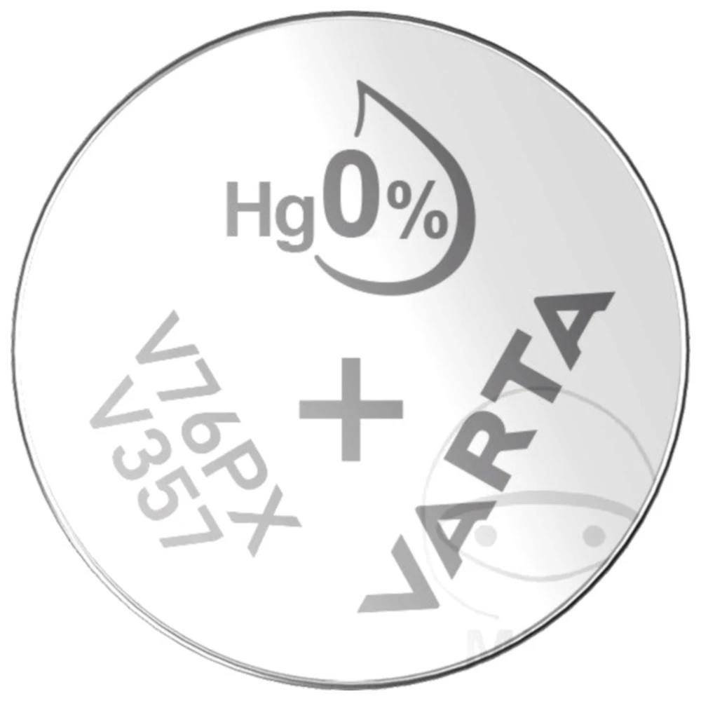 VARTA Knopfzelle V76PX in 1er Blisterpack Silber_0