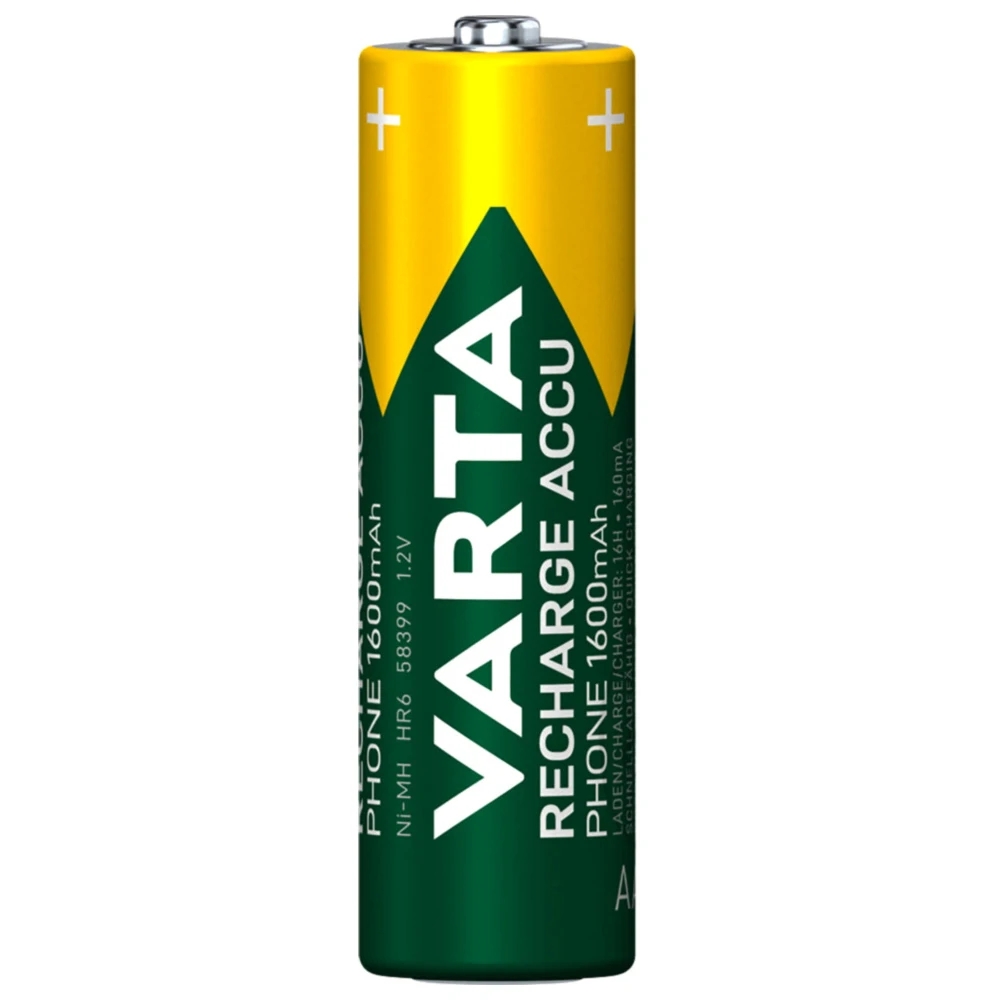 VARTA Akku AA 1600 mAh - 2er Blisterpack für Telefone_0