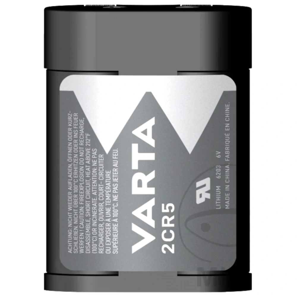 VARTA 2CR5 Professional Lithium-Ionen Batterie für digitale Kam