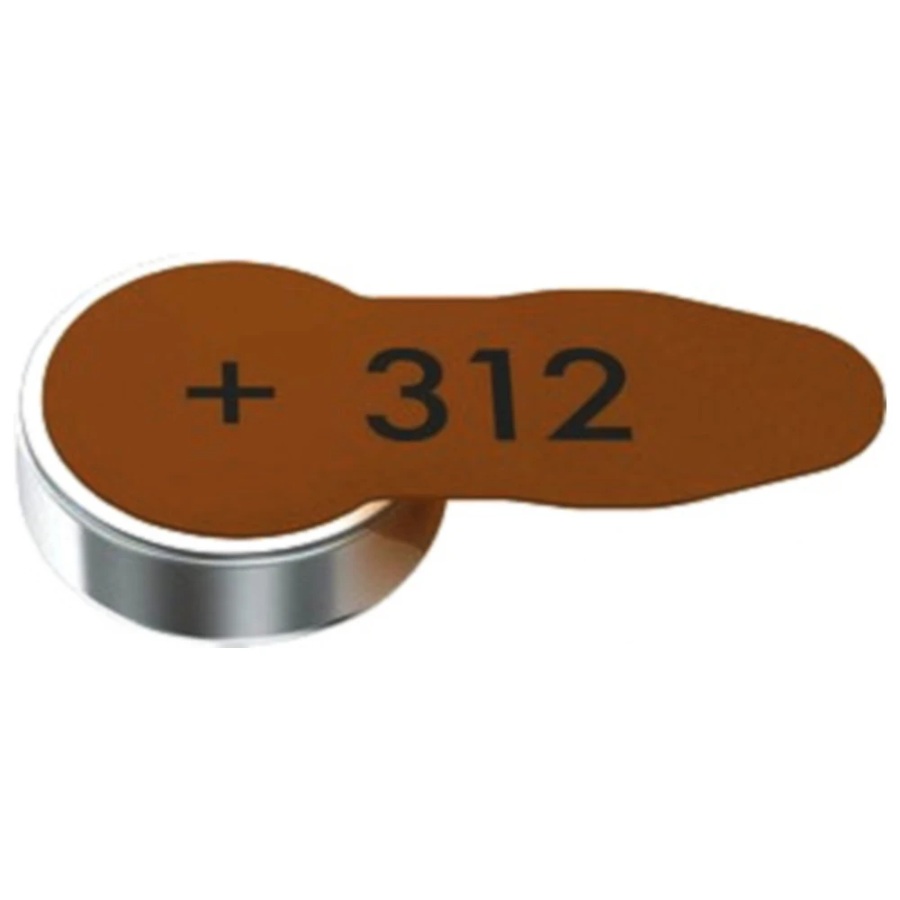 VARTA 312 Knopfzelle 6er Blister für Hörgeräte_0