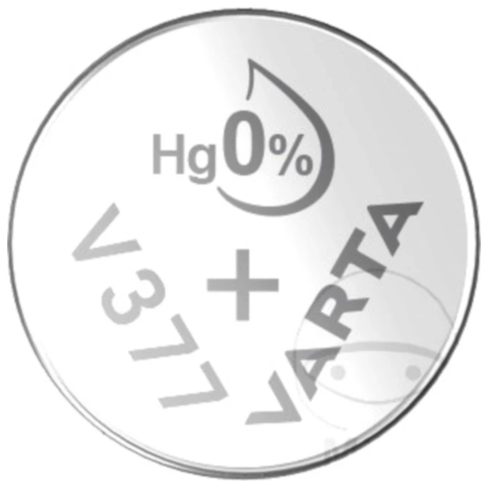 Varta V377 Knopfzelle für Uhren im Blisterpack_0