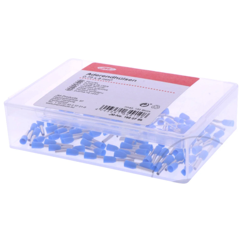 Aderendhülsen für Kabelquerschnitt 0.75 mm² - 100 Stück_0