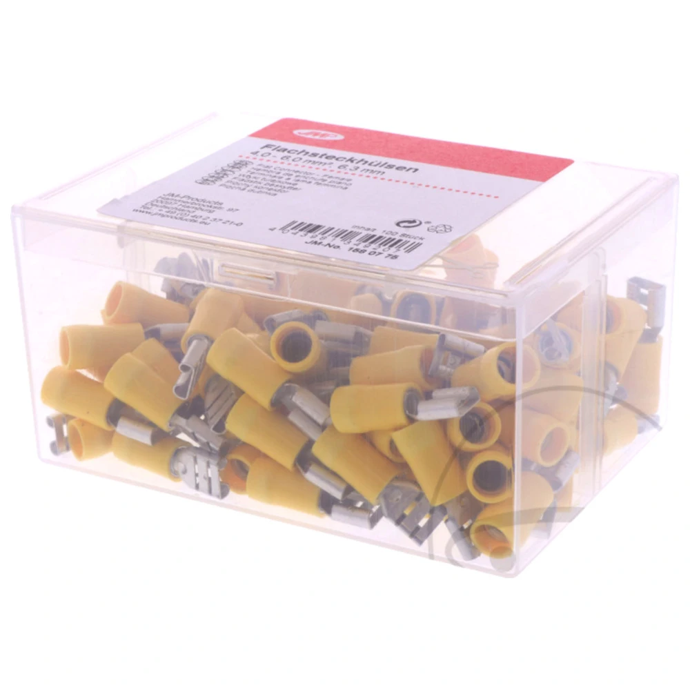 Flachsteckhülse isoliert 4.0-6.0 mm² 6.3mm JMP_0