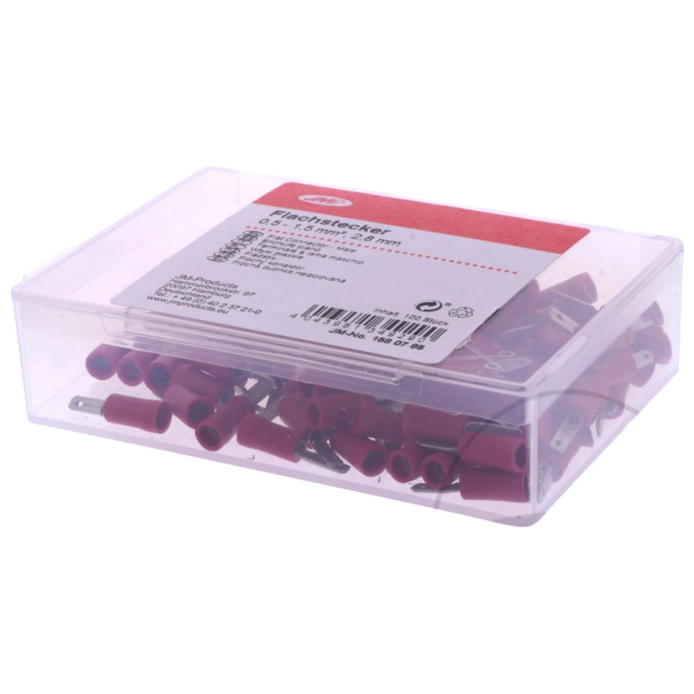 Flachstecker isoliert 0.5-1.5 mm² 2.8 mm für JMP_0