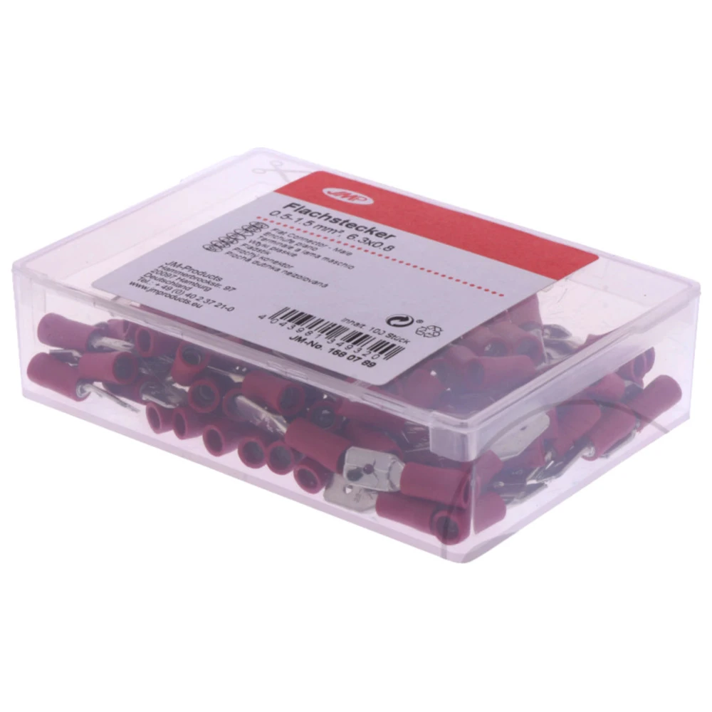 JMP Flachstecker isoliert 6.3 mm für Leitungsquerschnitt 0.5-1.