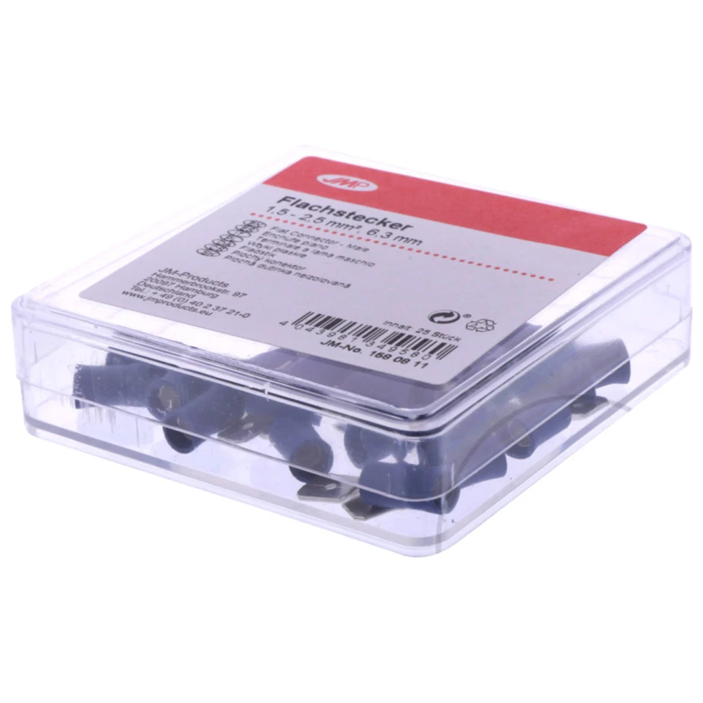 JMP Flachstecker isoliert 6.3 mm für Leitungsquerschnitt 1.5-2.