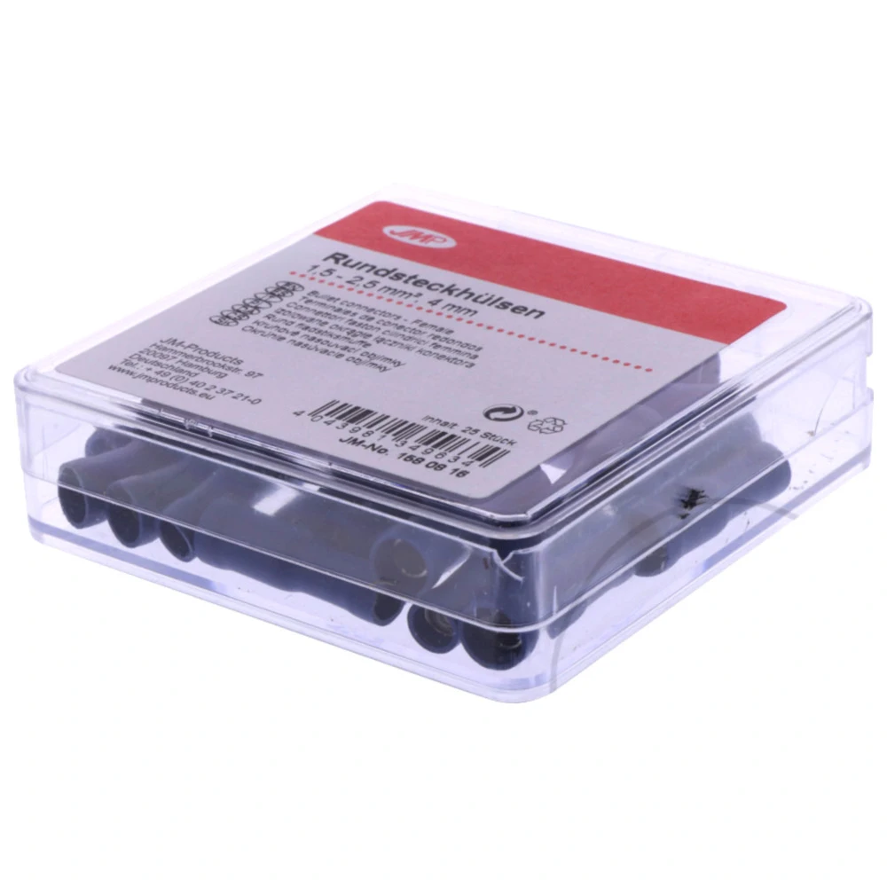 Rundsteckhülse isoliert 1.5-2.5 mm² 4 mm JMP_0