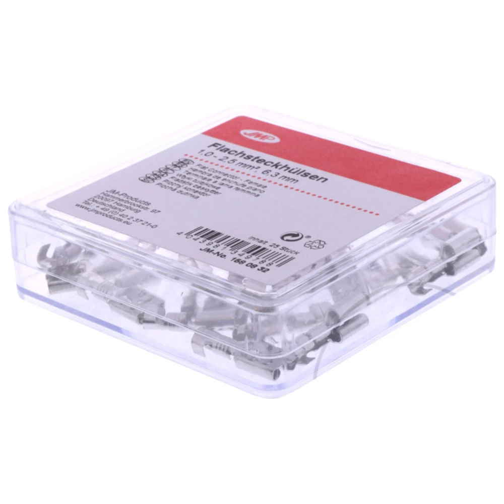 Flachsteckhülse unisoliert 1.0-2.5 mm² 6.3mm JMP 1580832_0