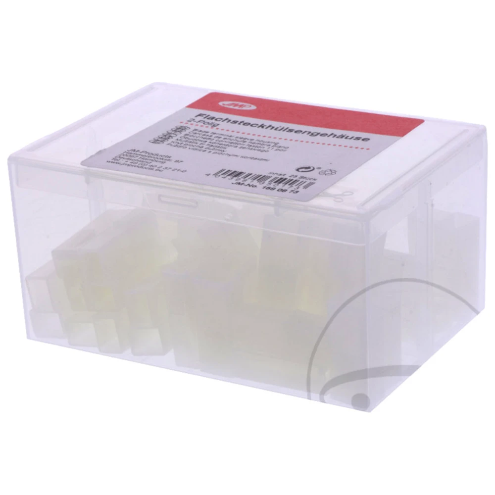 Flachsteckhülsengehäuse 2-polig JMP für Flachsteckverbindungen_0