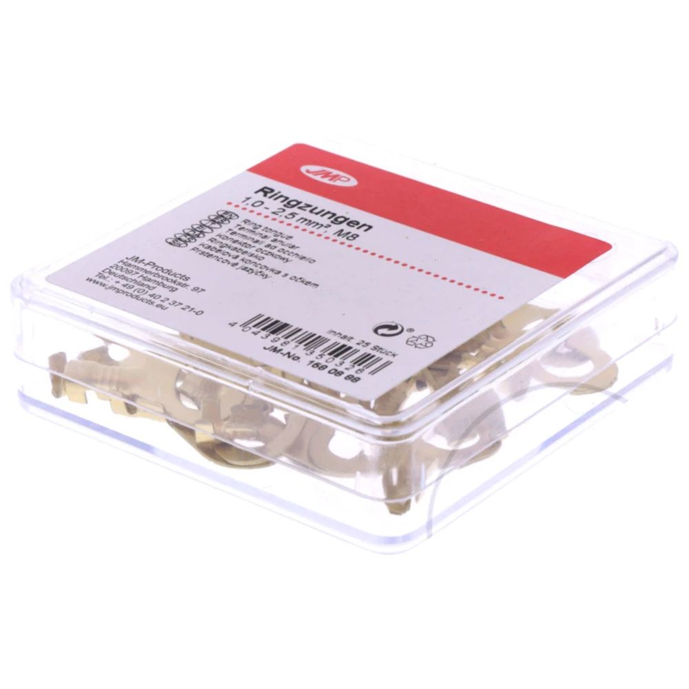 JMP Ringzunge unisoliert 1.0-2.5 mm² M8 Packung 25 Stück_0