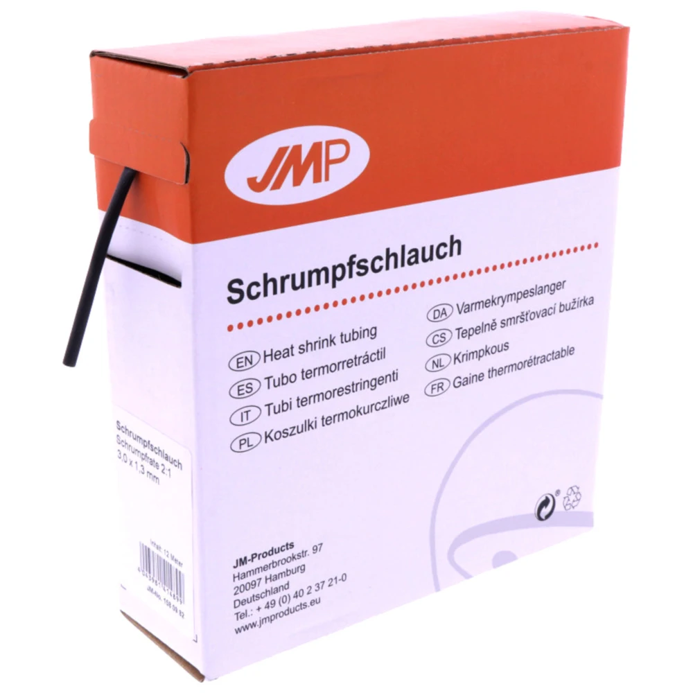 Schrumpfschlauch 3.0MM JMP für Motorräder 12 Meter 2:1_0
