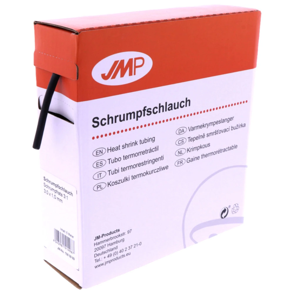 Schrumpfschlauch 3.0MM JMP, 5 Meter, Schrumpfrate 3:1_0