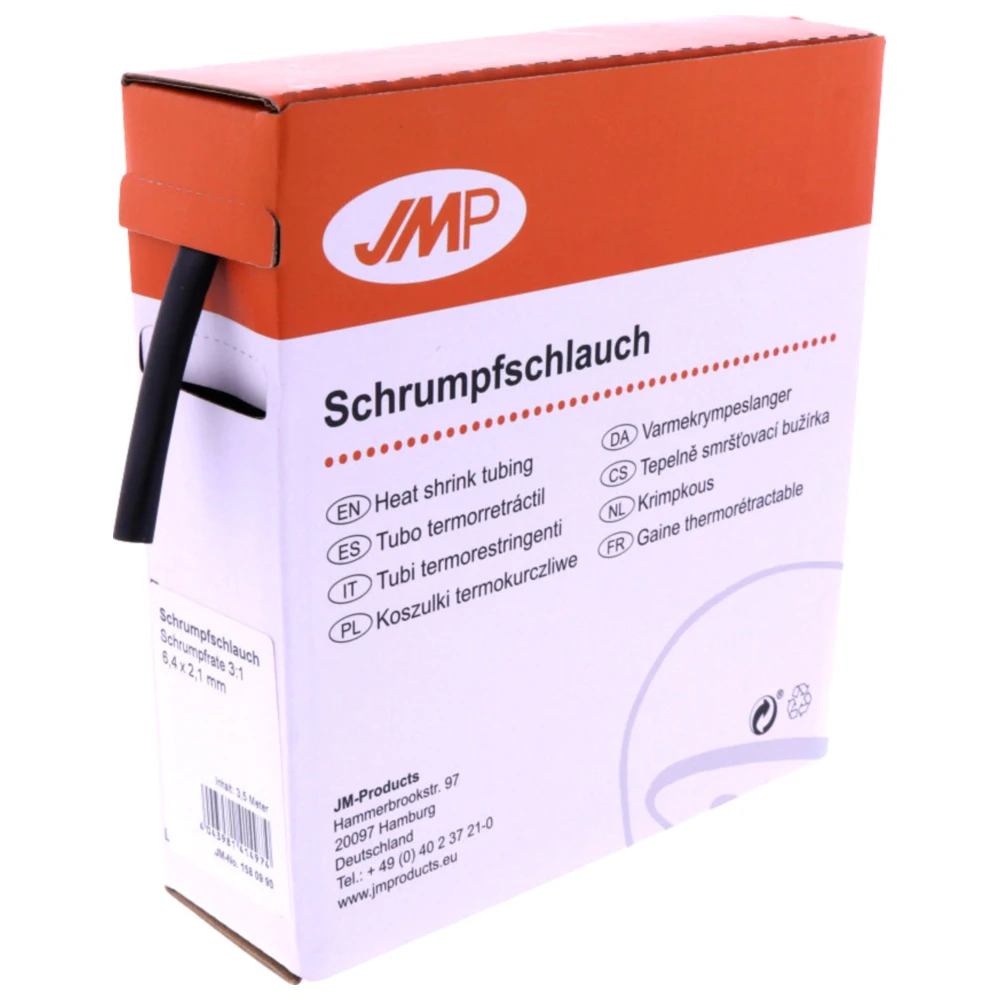 Schrumpfschlauch 6.4 mm JMP Packung 3.5 Meter_0