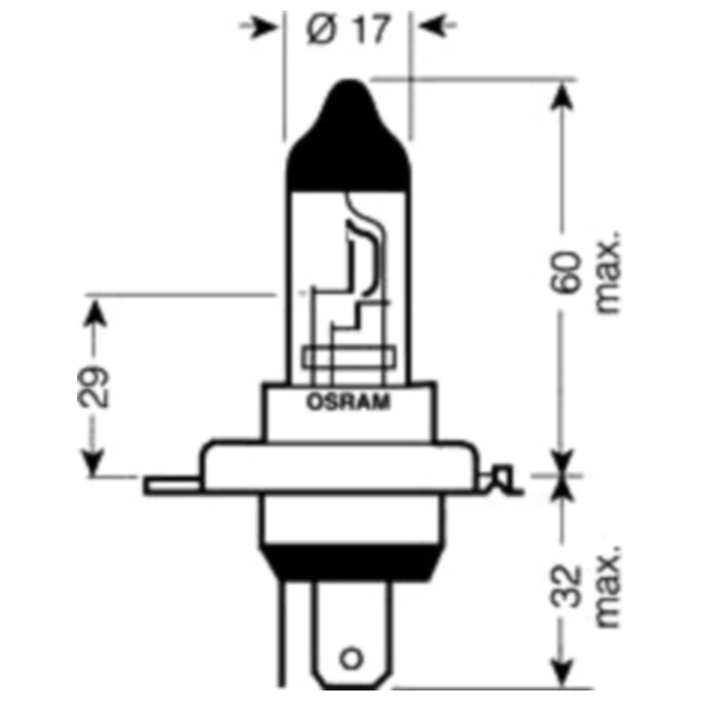 Lampe H4 24V70W Osram Truckstar pro_0