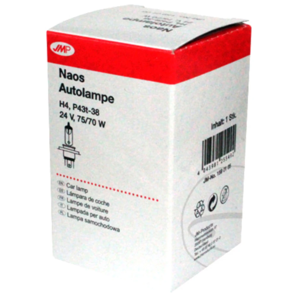 JMP H4 Glühlampe 24V 70/75W für Motorräder_0