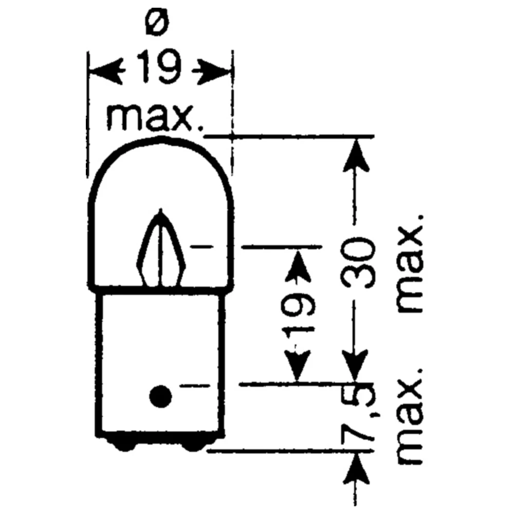 Lampe 24V5W BA15D für Motorräder_0