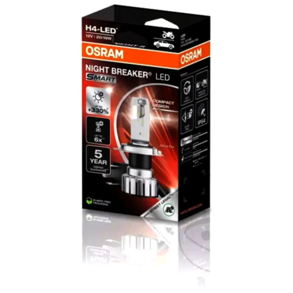 Lampe Night Breaker LED Motorrad LED/H4 Smart passend für: BMW