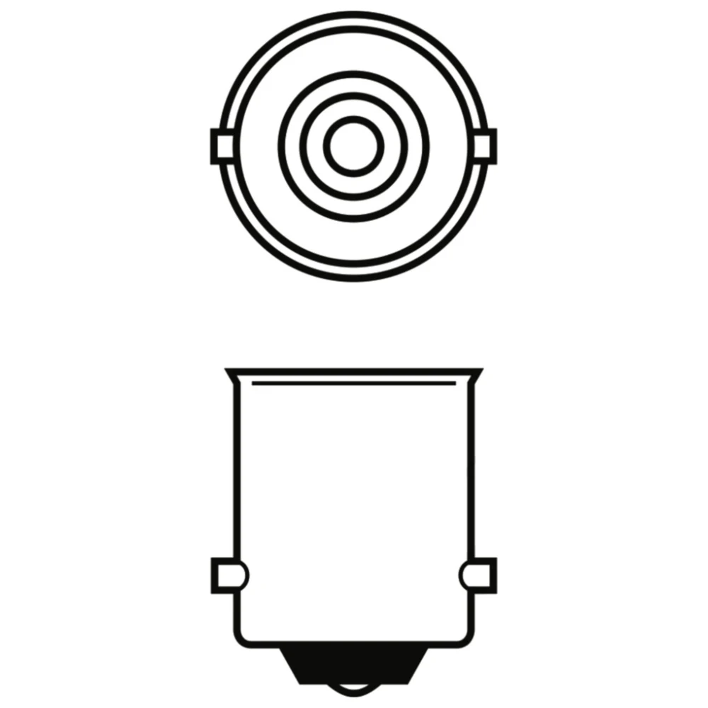 Lampe 12V21W BA15S gelb passend für: BMW R, K, C, C1_1