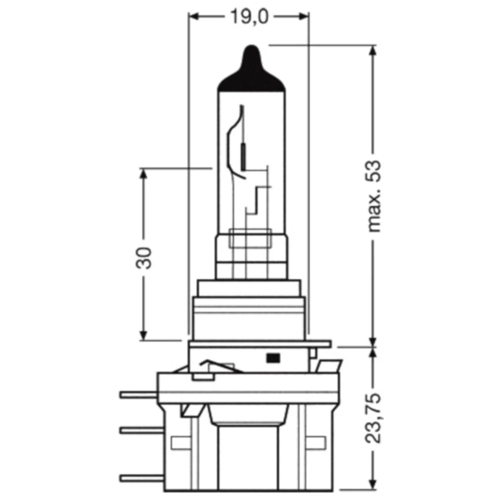 Lampe H15 12V 15/55W für Motorräder_0