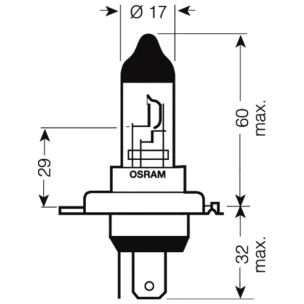 OSRAM H4 Lampe 24V 75/70W für Motorräder_0