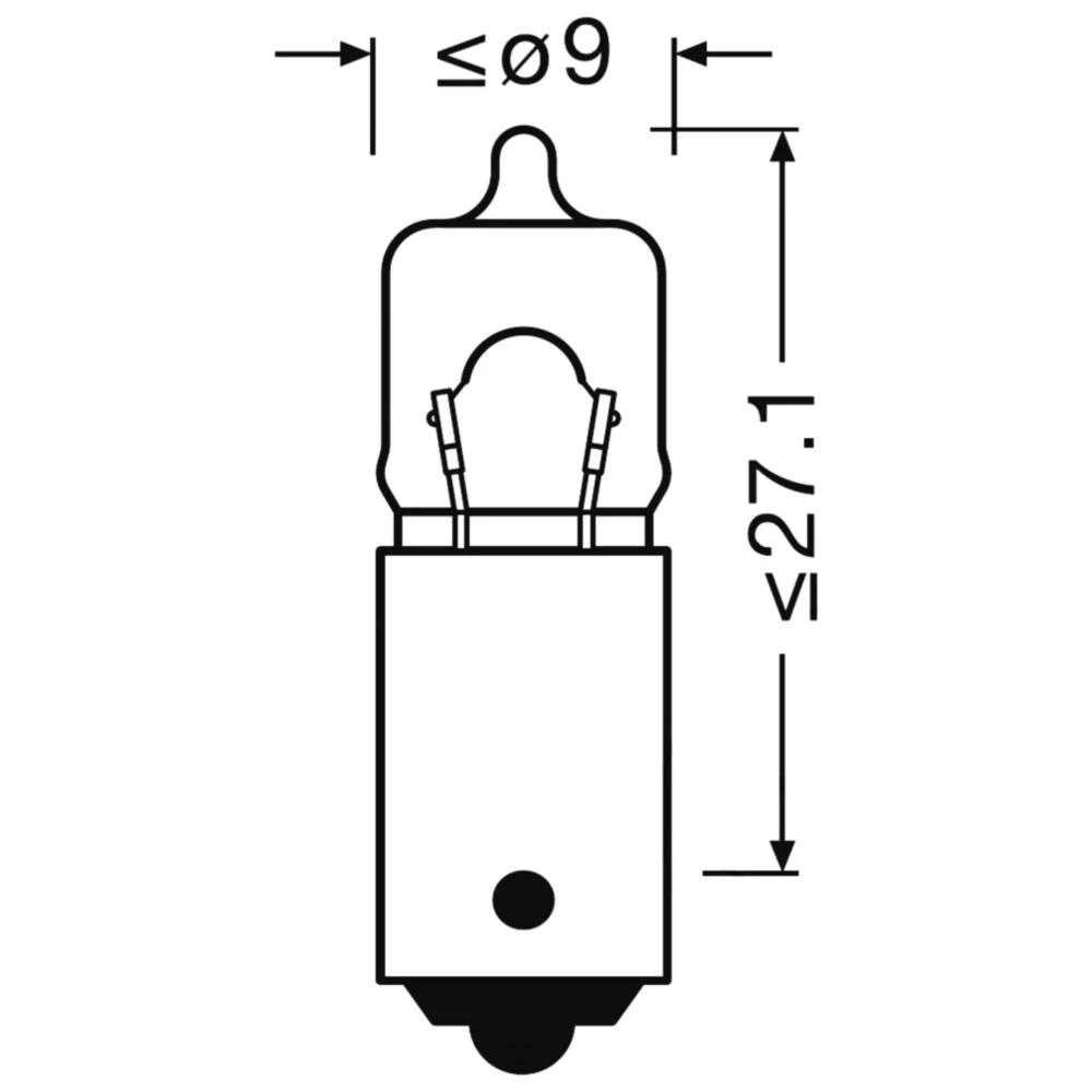 Lampe 12V5W BA9S für Osram JMP 1590324_0