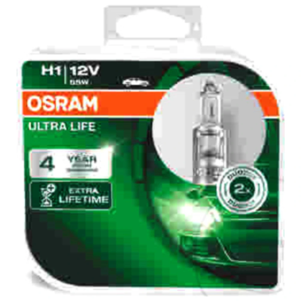 Lampe H1 12V55W Duobox Osram Ultra Life Alternative: 1591601 pa