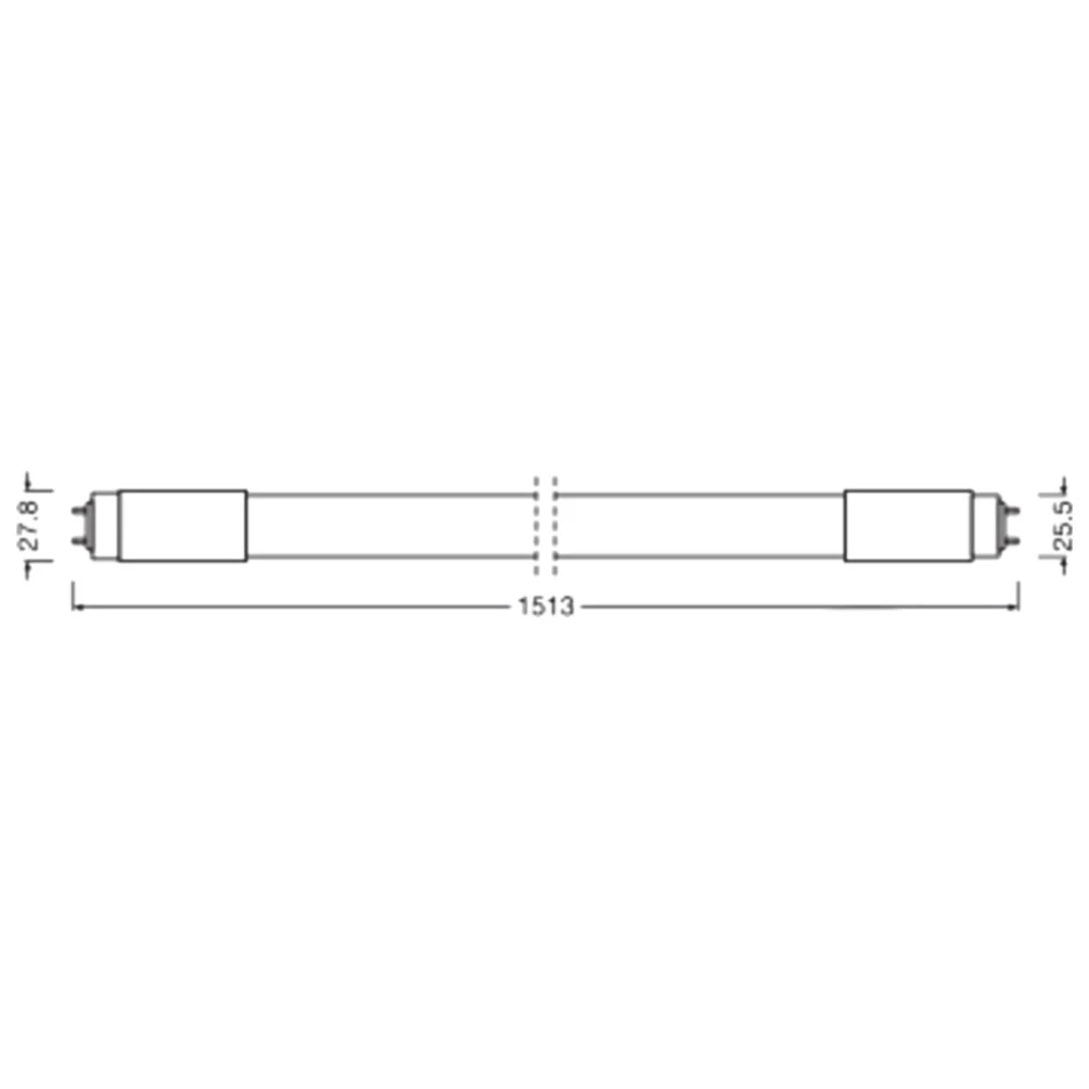 LED T8 Röhrenlampe 23W 1500mm für hohe Lichtausbeute_0