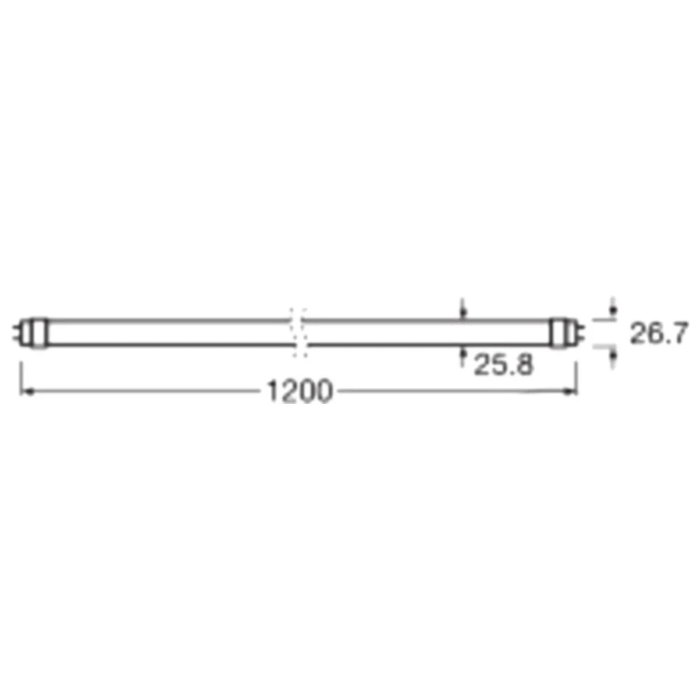 LED-Röhre T8 EM Ultra OUTPUT P 1200 mm 15.6W_0