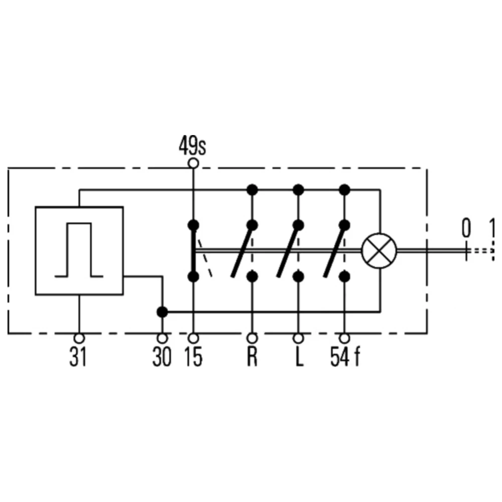 Warnblinkanlagenschalter 12V mit Spritzwasserschutz_2