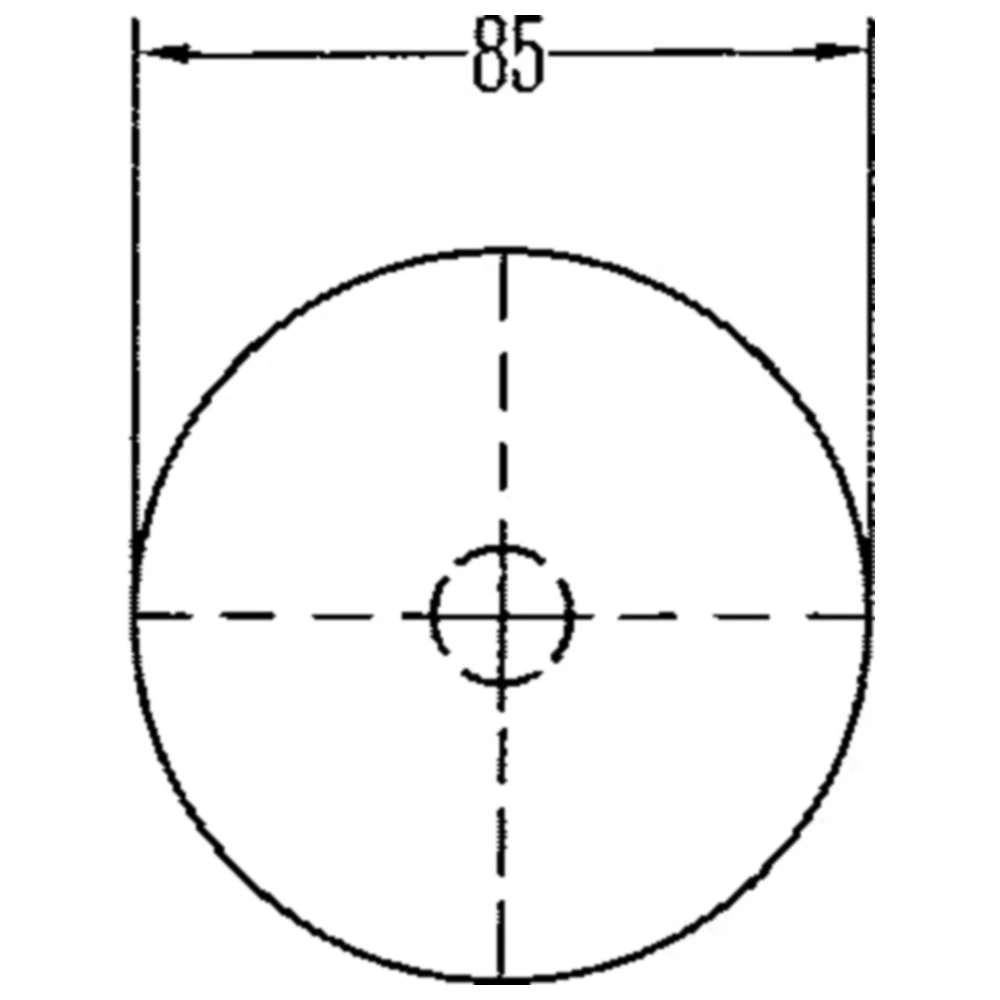Rückstrahler rund für Motorräder_0