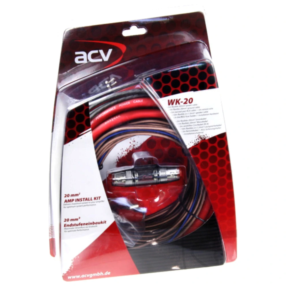 Endstufeneinbaukit 20 mm² inkl. Lautsprecherkabel_0