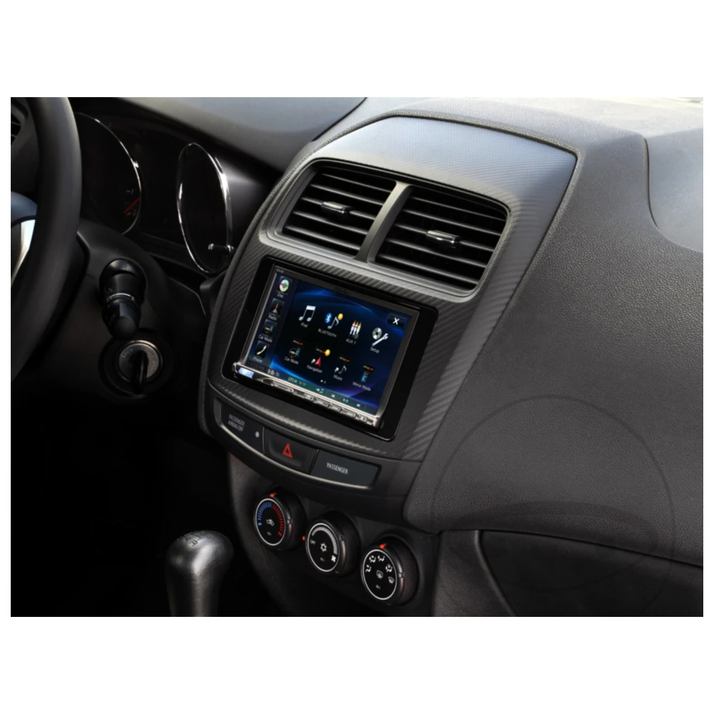 Radioblende 2-DIN für Mitsubishi ASX 2014 > schwarz_0