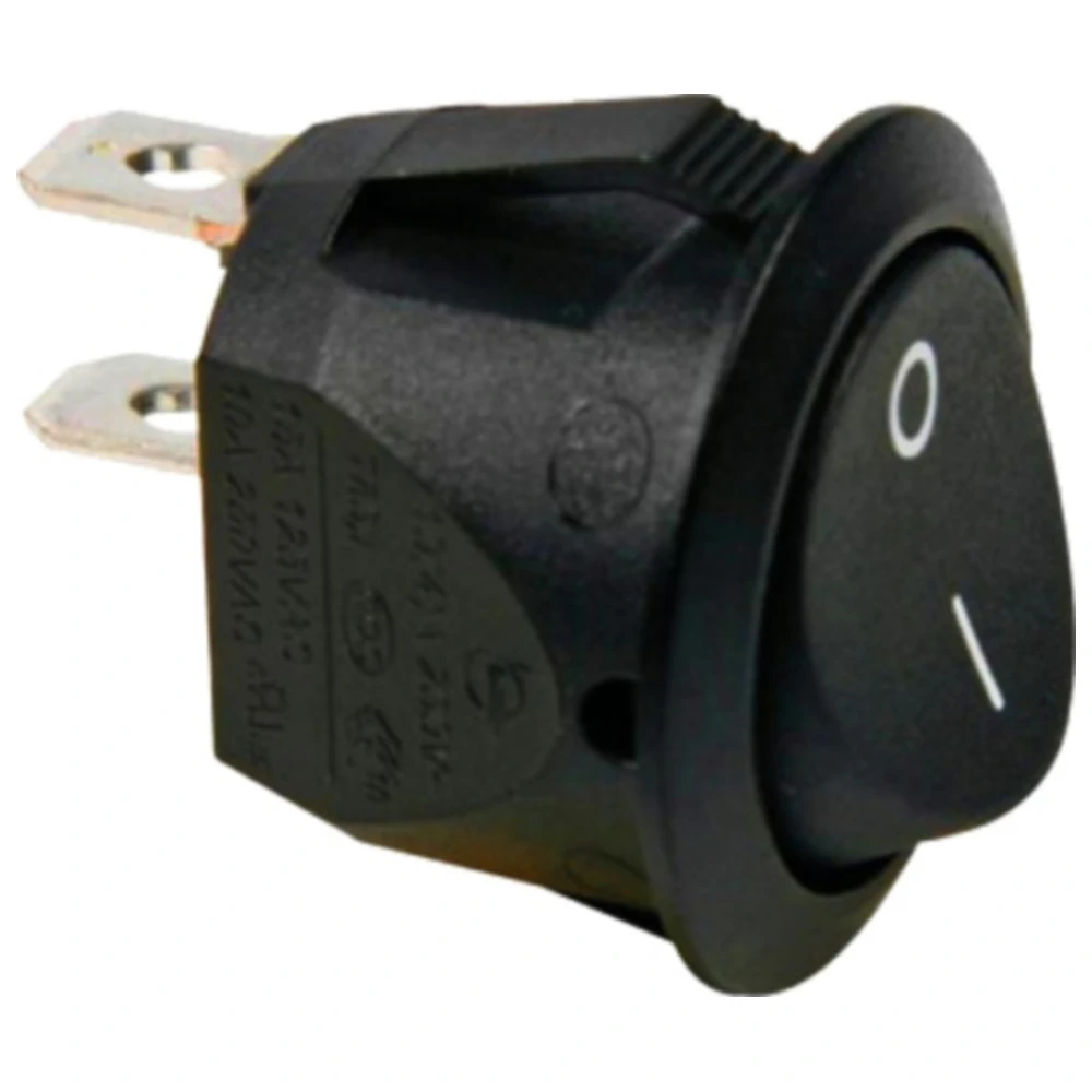 Schalter EIN/AUS schwarz rund für Motorräder_2