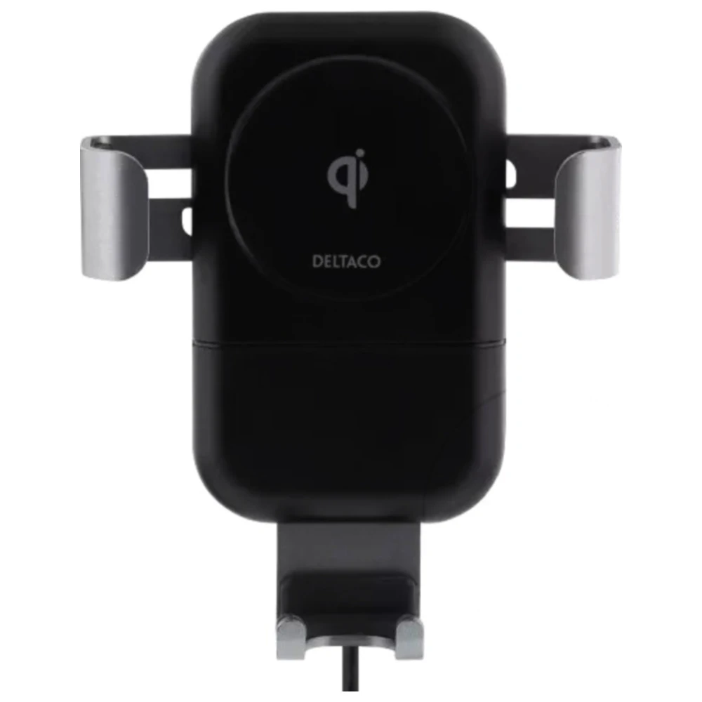 KFZ-Halterung QI DELTACO für Lüftungsgitter mit induktiver Schn