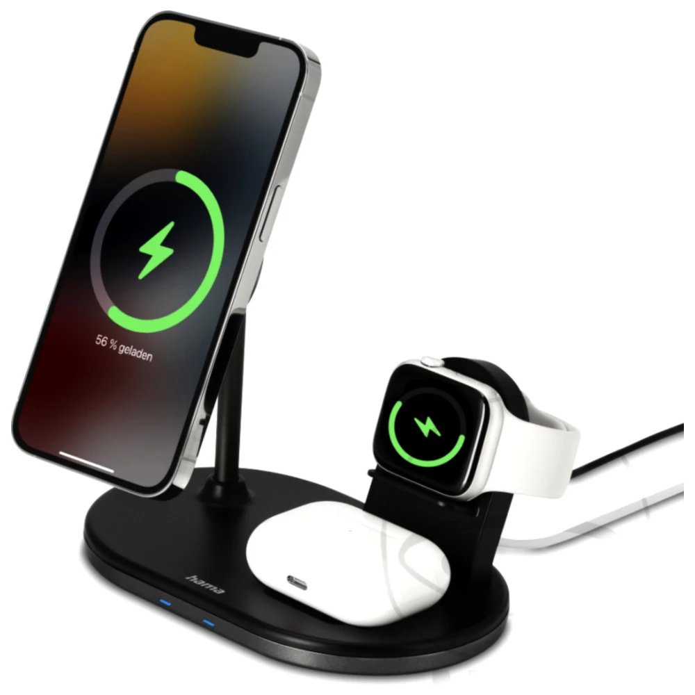 Kabellose Ladestation für 3 Apple Geräte_1