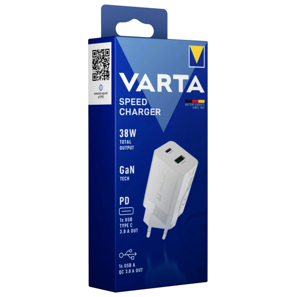 VARTA USB-Ladegerät Speed Charger 230V GaN 38W_1