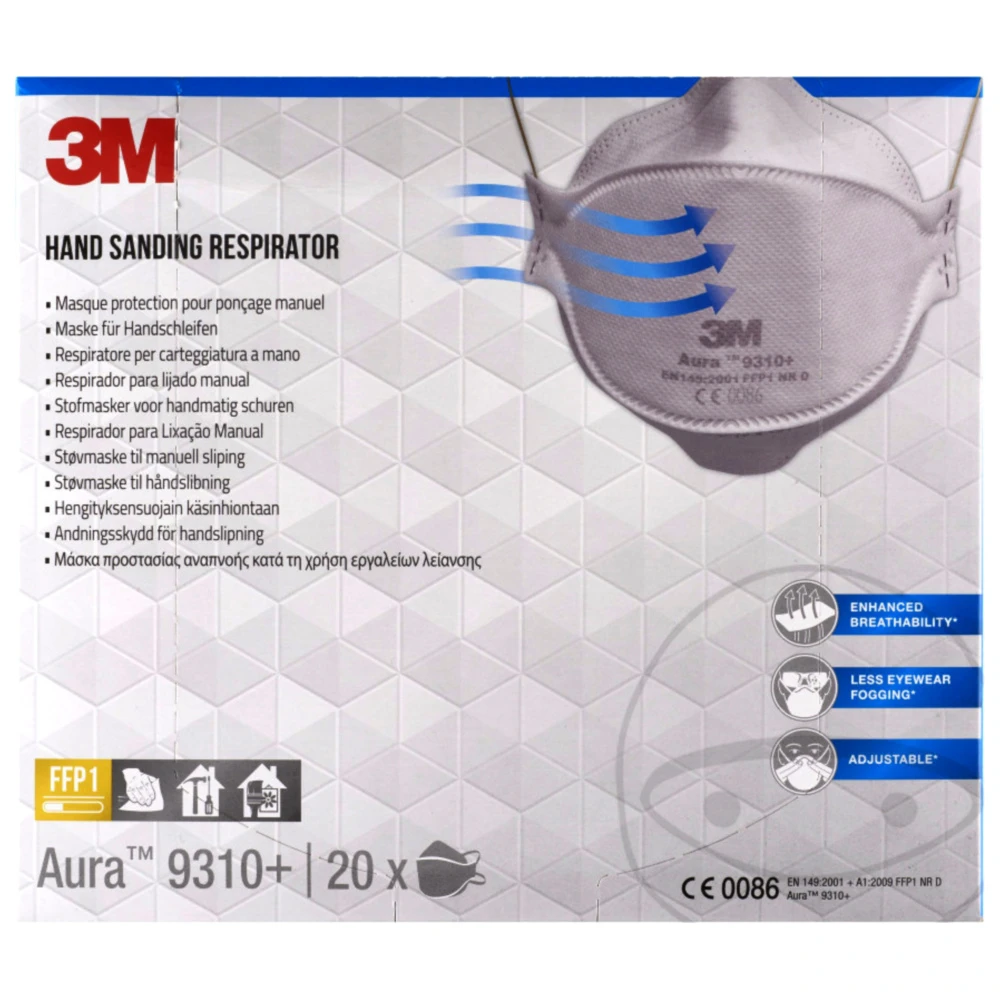 FFP1 Partikelmaske für sicheren Atemschutz - 20 Stück_0