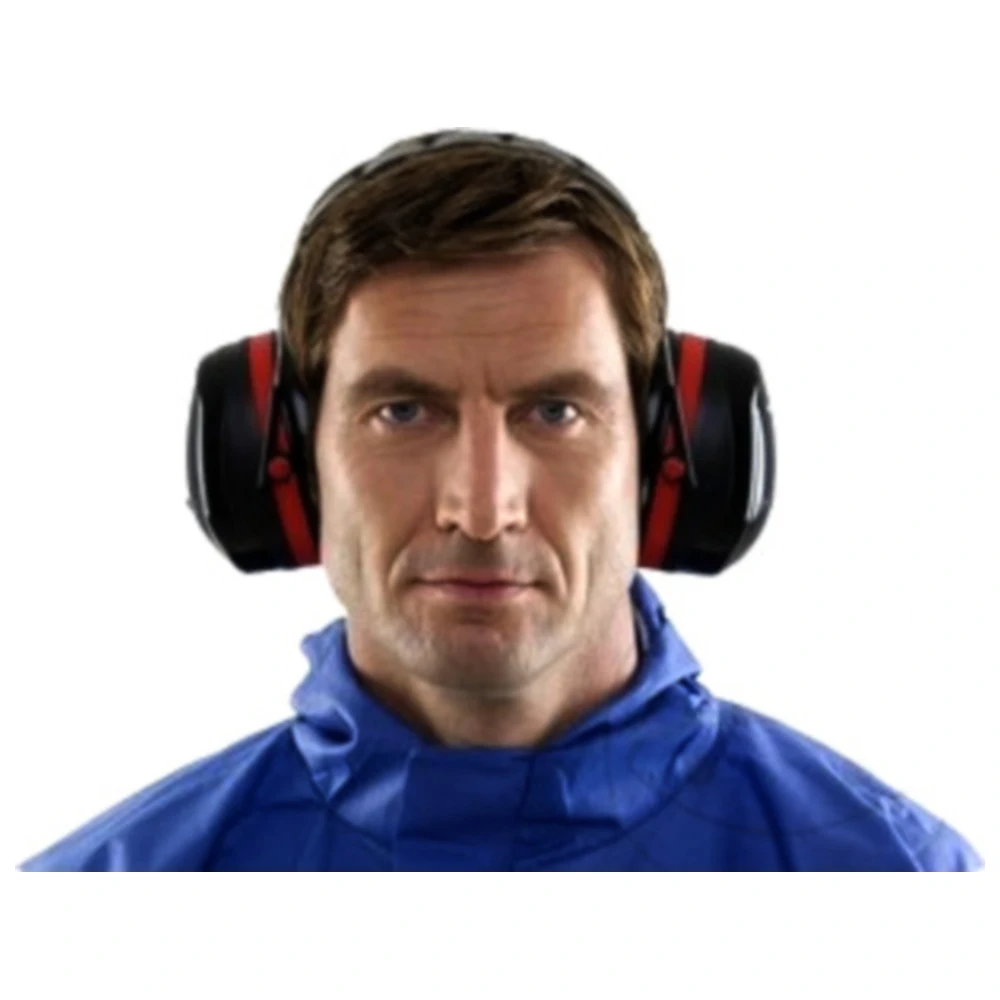 Peltor Optime 3 Gehörschutz für Motorräder rot/schwarz_0